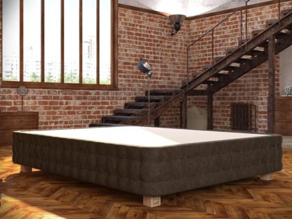 Кровать Mr.Mattress Twin Box велюр Toffee 243