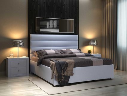 Кровать Sleeptek Premier 4 Рогожка Romeo (с подъемным механизмом) 160х200