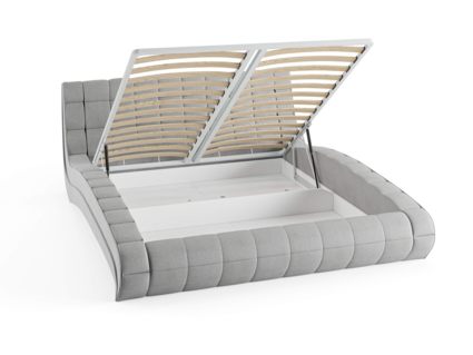 Кровать Сонум Milano Кашемир Бежевый (с подъемным механизмом) 200х190