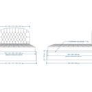 Кровать Lonax Венеция велюр Dolly-3 (с подъемным механизмом) 120х190