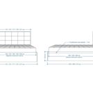 Кровать Lonax Адель велюр Dolly-17 (с основанием) 180х200