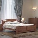 Кровать DreamLine Афродита 1 бук Орех 140х200